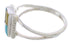 Southwest Multicolor Silver Ring Size 6-1/4 EX43203